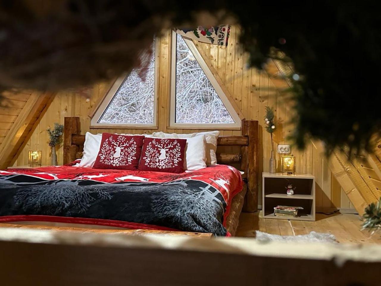 Vila Cabanutze Satic Rucăr Exteriér fotografie