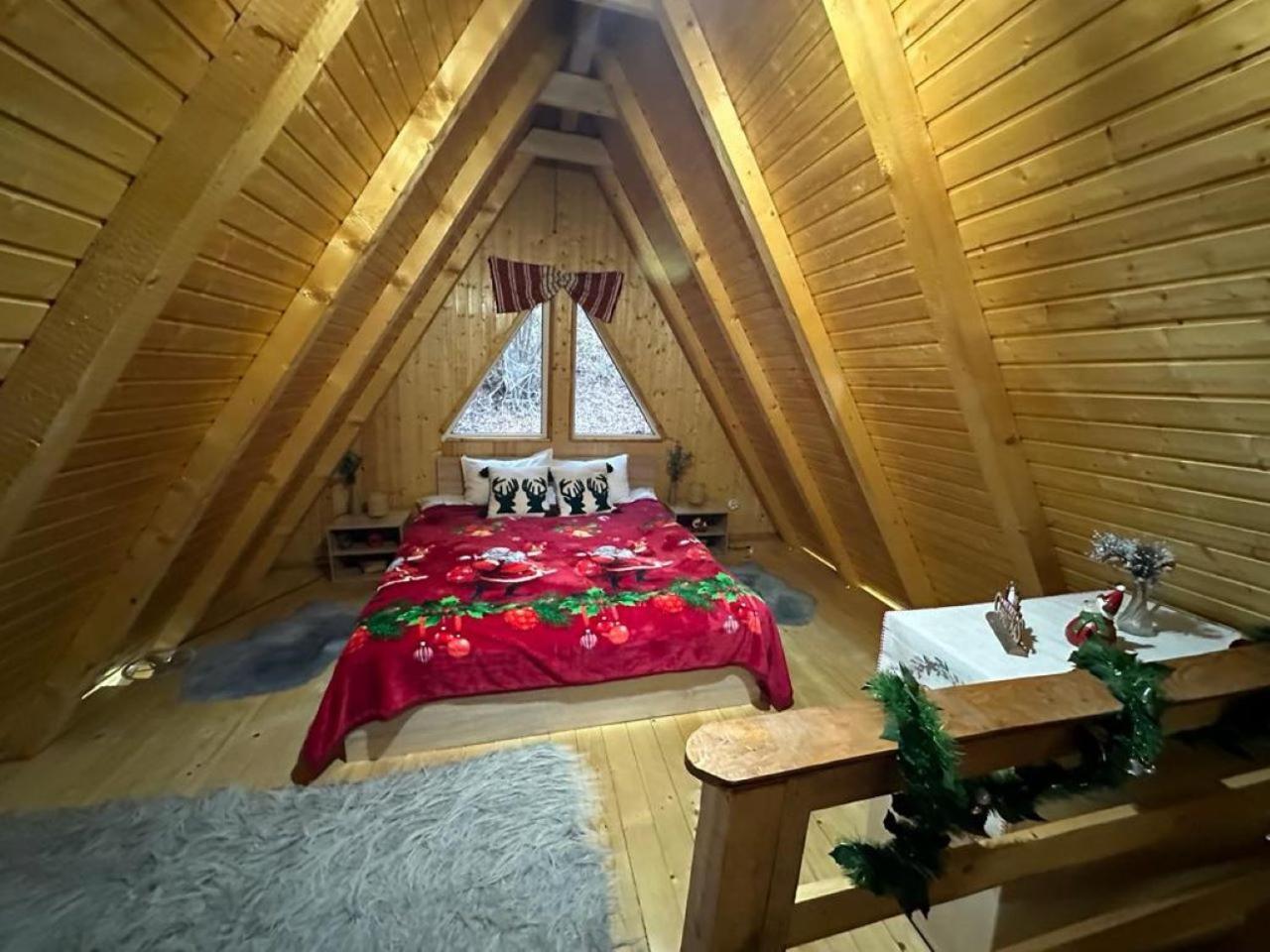Vila Cabanutze Satic Rucăr Exteriér fotografie