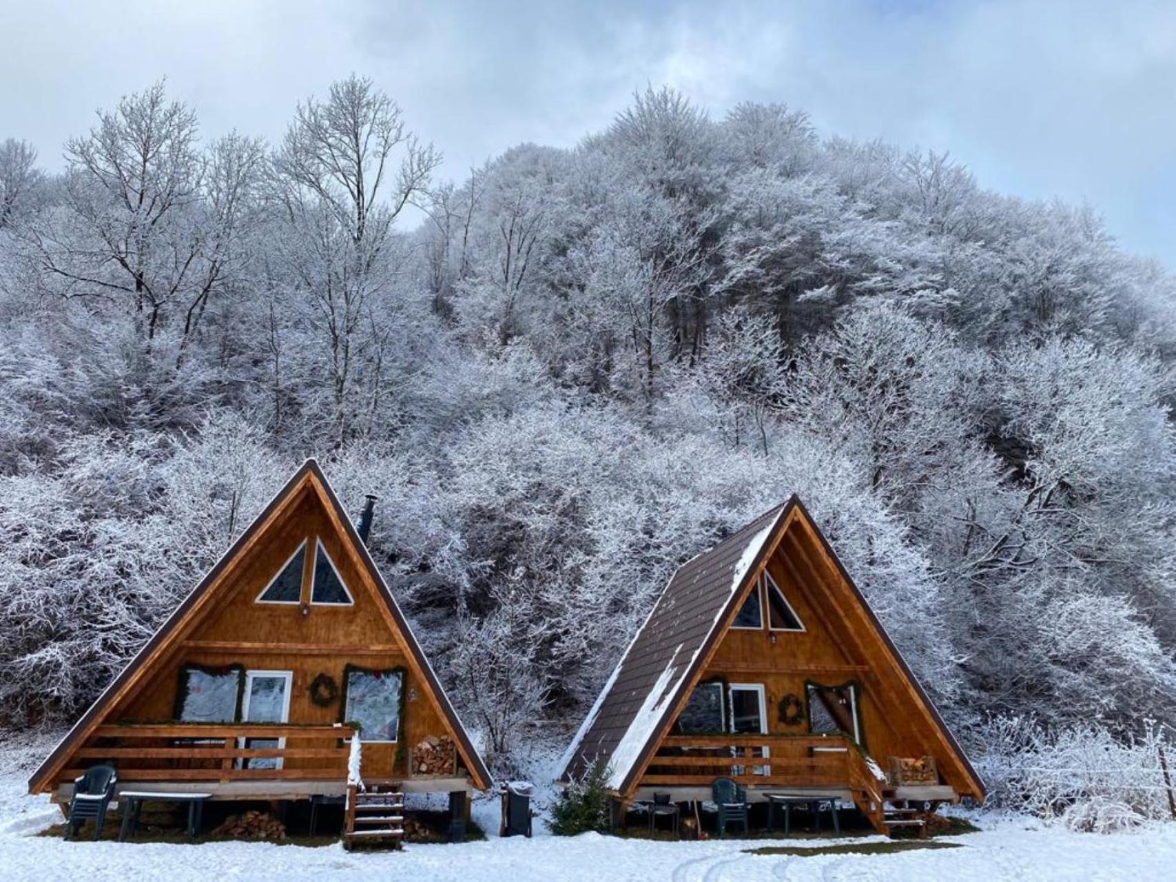 Vila Cabanutze Satic Rucăr Exteriér fotografie