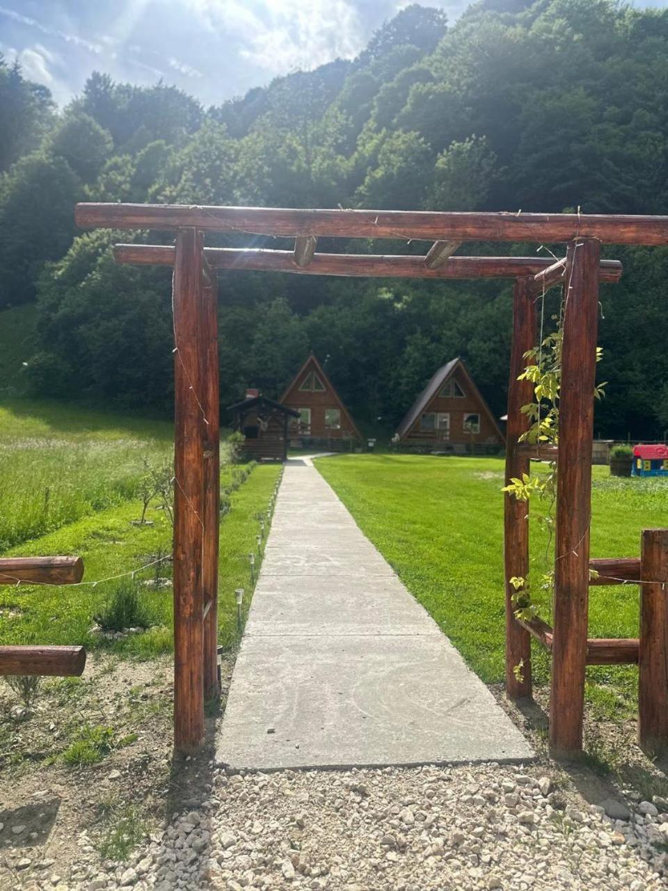 Vila Cabanutze Satic Rucăr Exteriér fotografie