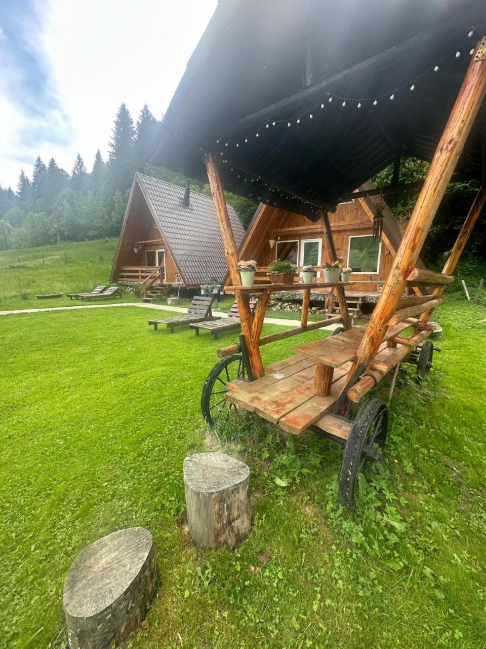 Vila Cabanutze Satic Rucăr Exteriér fotografie