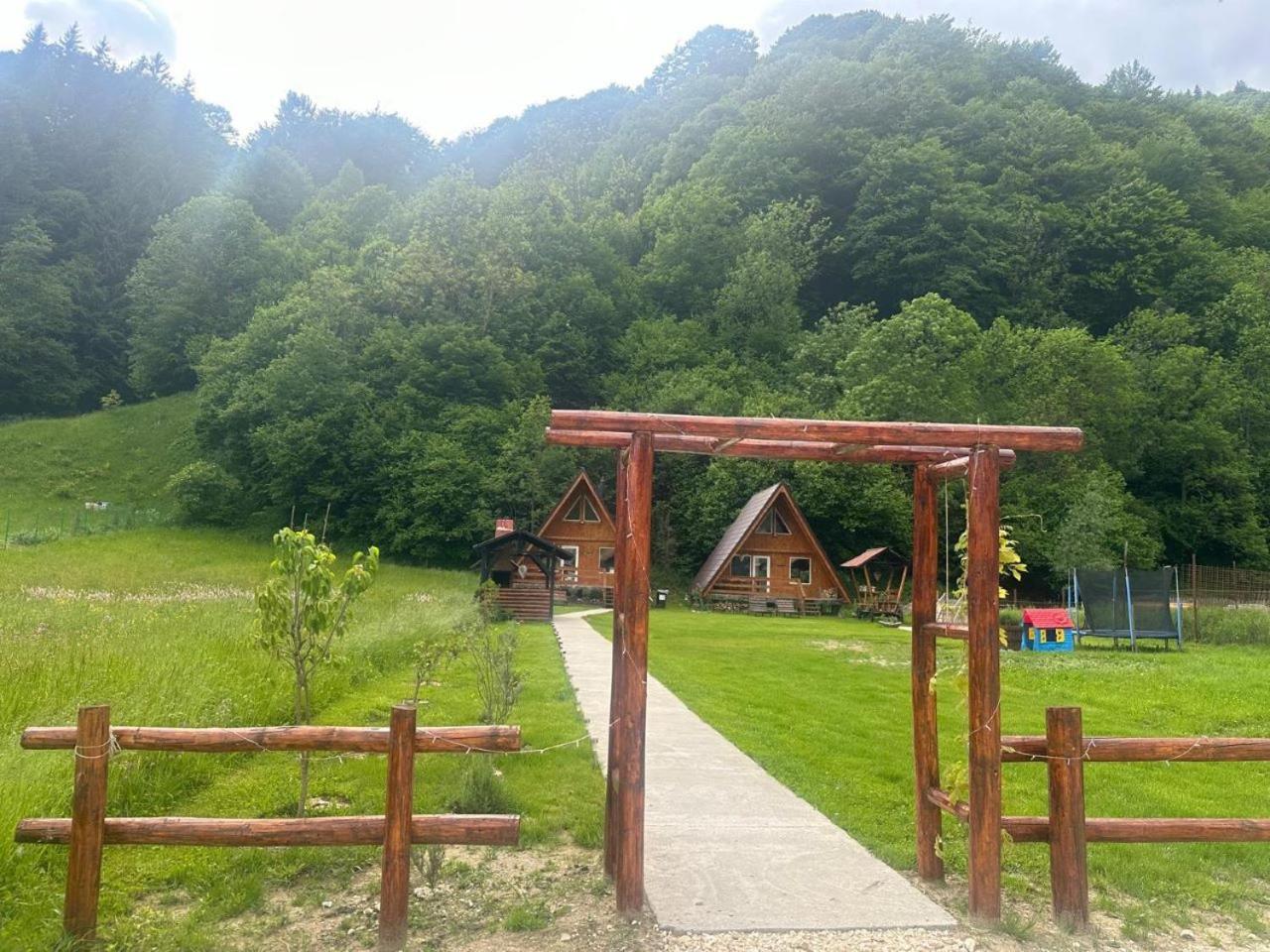 Vila Cabanutze Satic Rucăr Exteriér fotografie