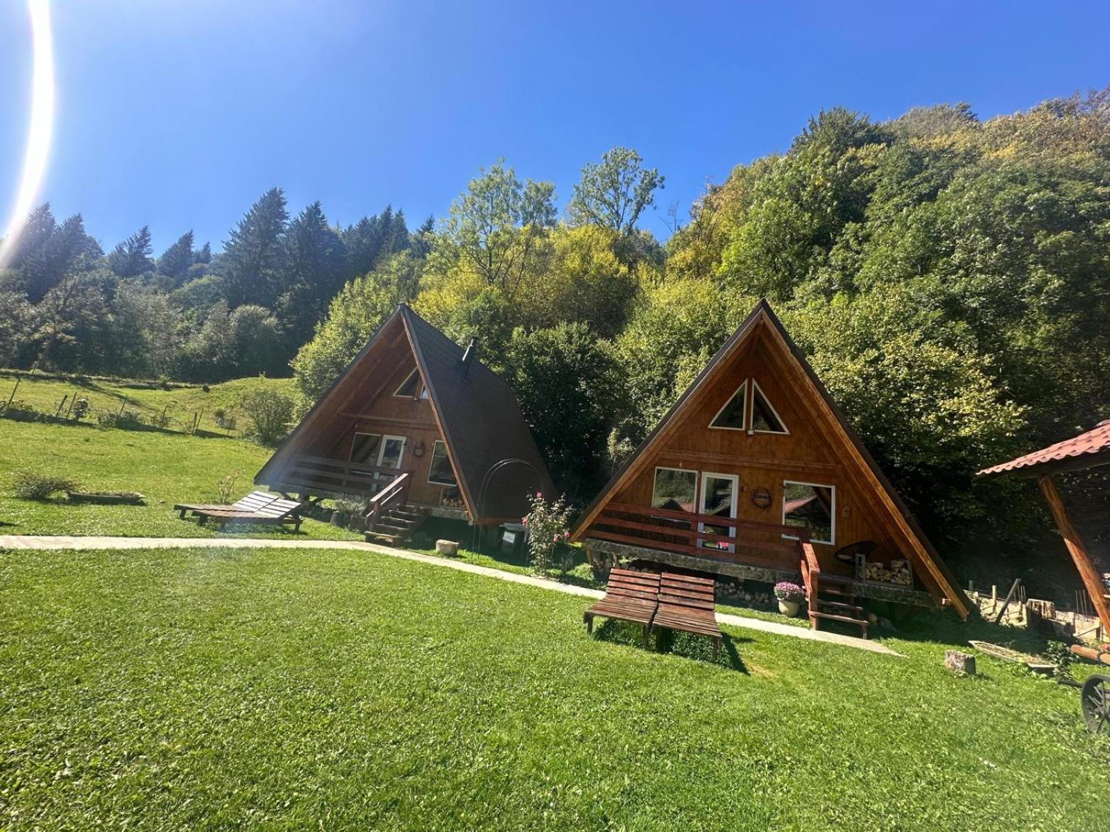Vila Cabanutze Satic Rucăr Exteriér fotografie