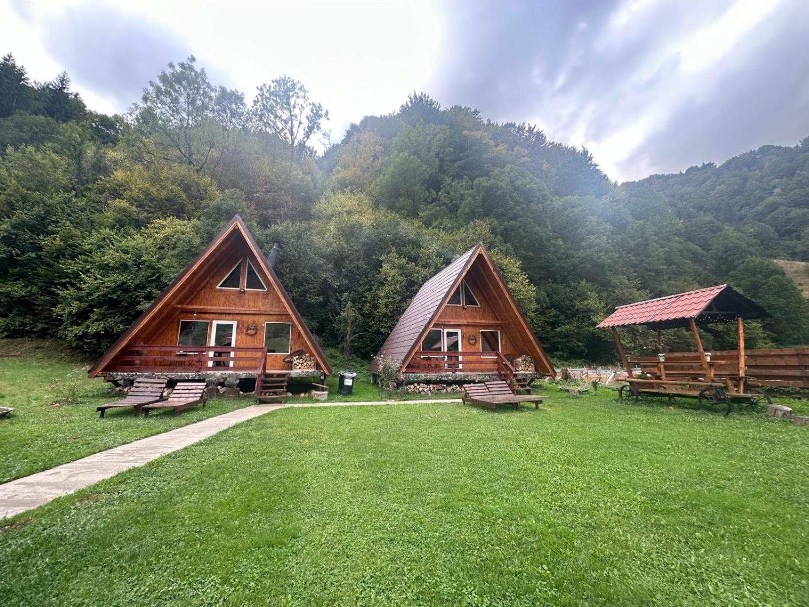 Vila Cabanutze Satic Rucăr Exteriér fotografie